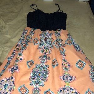 Open back maxi dress